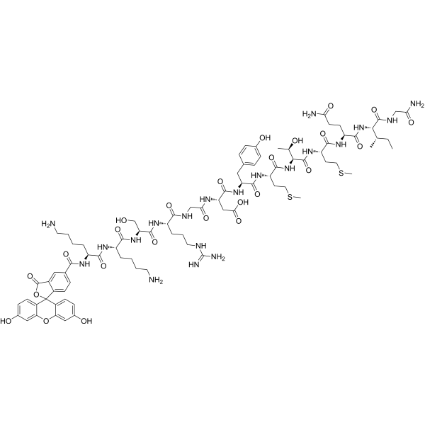 IRS-1 Peptide, FAM labeled Chemical Structure