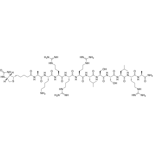 S6(229-239), Amide, biotinalyted Chemical Structure