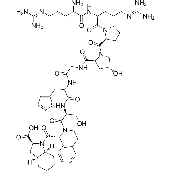 [Des-Arg10]-HOE I40 Chemical Structure