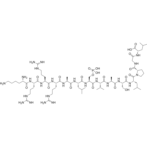 CCK1-specific peptide substrate Chemical Structure