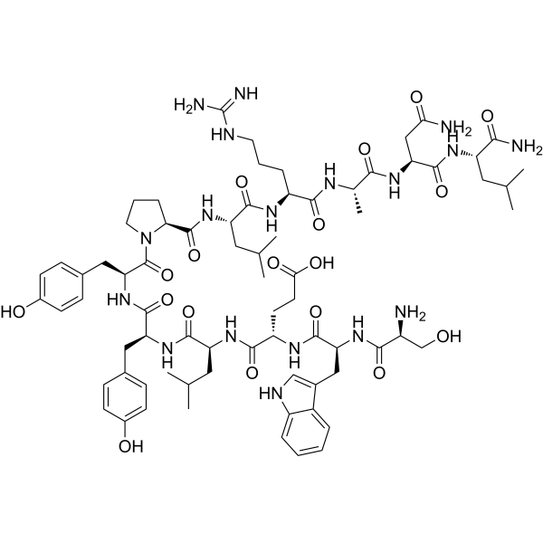 SWELYYPLRANL-NH2 Chemical Structure