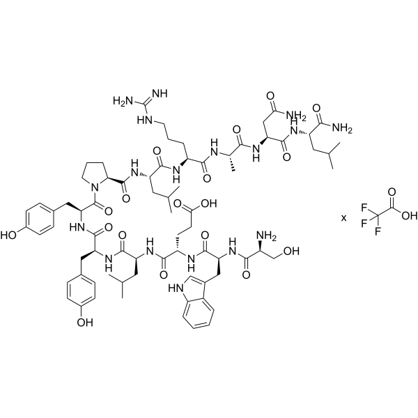 SWELYYPLRANL-NH2 TFA Chemical Structure