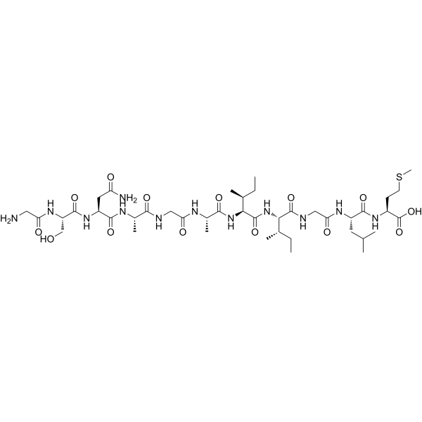 [Ala28]-β Amyloid(25-35) Chemical Structure