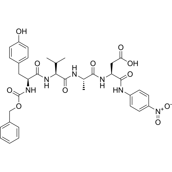Z-YVAD-pNA Chemical Structure
