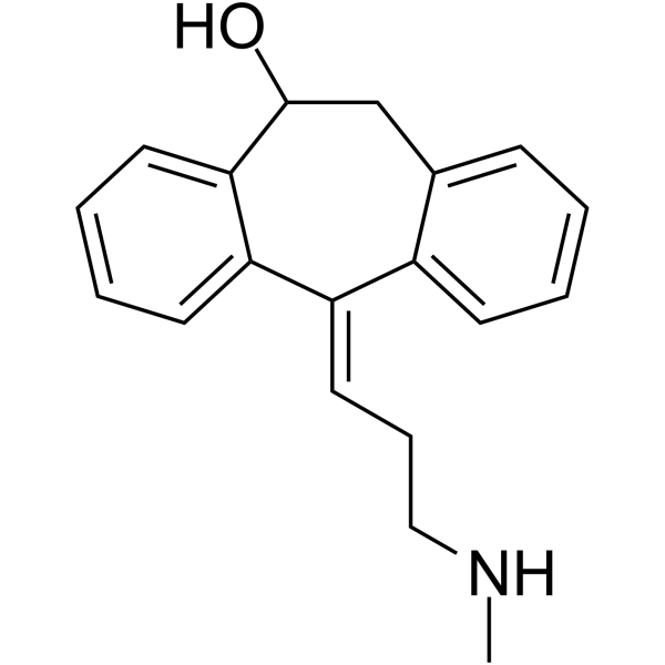 (E)-10-Hydroxynortriptyline Chemical Structure