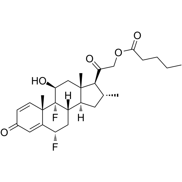 Diflucortolone valerate Chemical Structure
