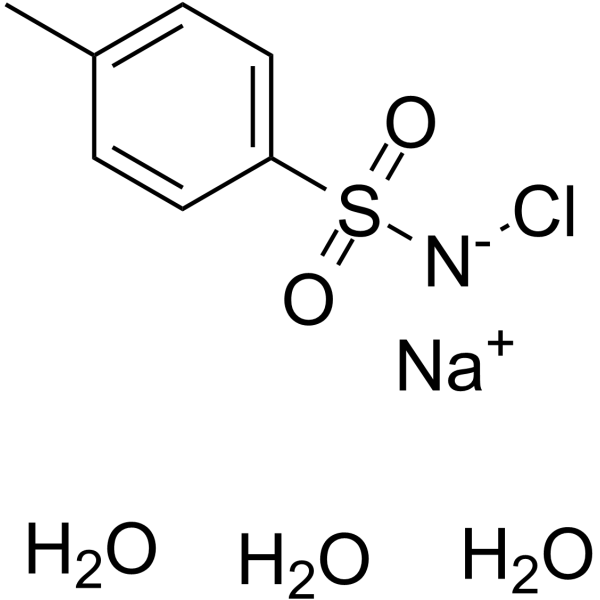 Tosylchloramide sodium trihydrate Chemical Structure