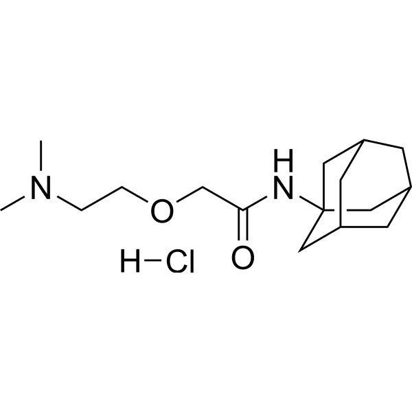 Tromantadine hydrochloride Chemical Structure