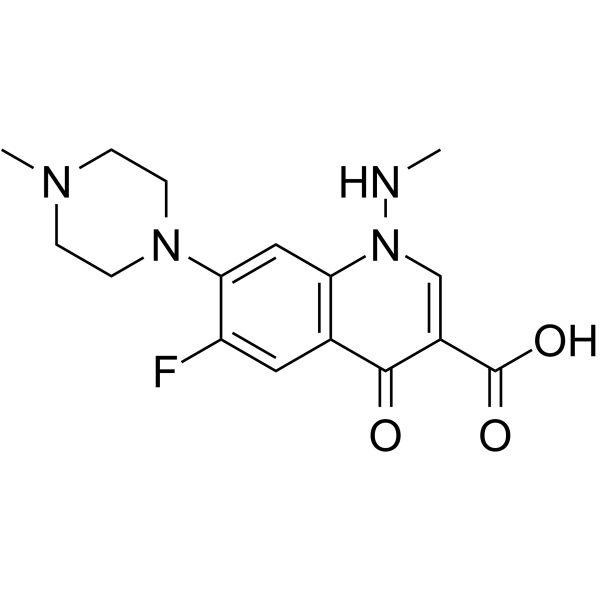 Amifloxacin Chemical Structure