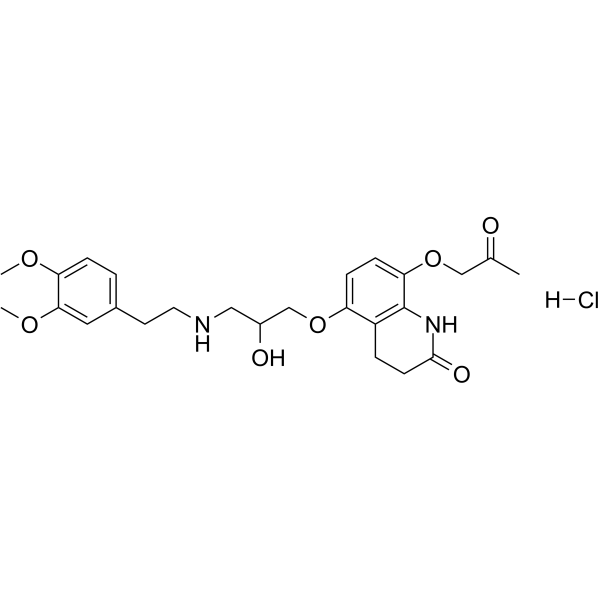 Bometolol Hydrochloride Chemical Structure