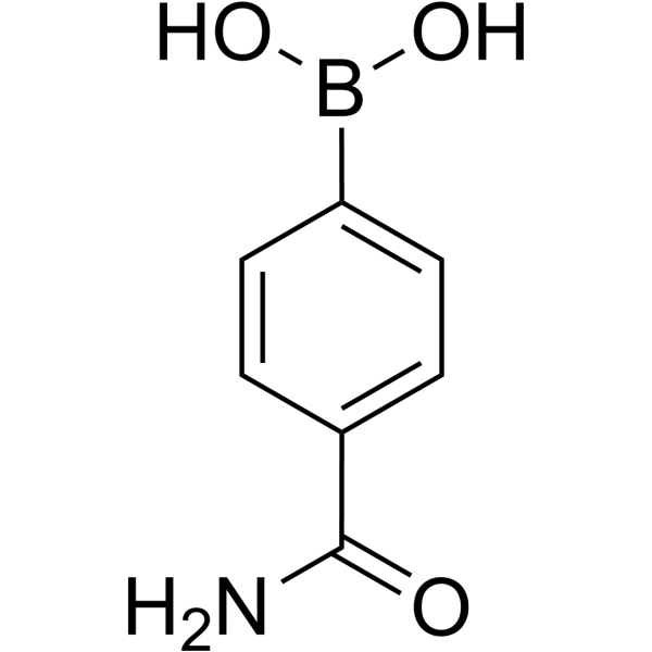 (4-Carbamoylphenyl)boronic acid Chemical Structure