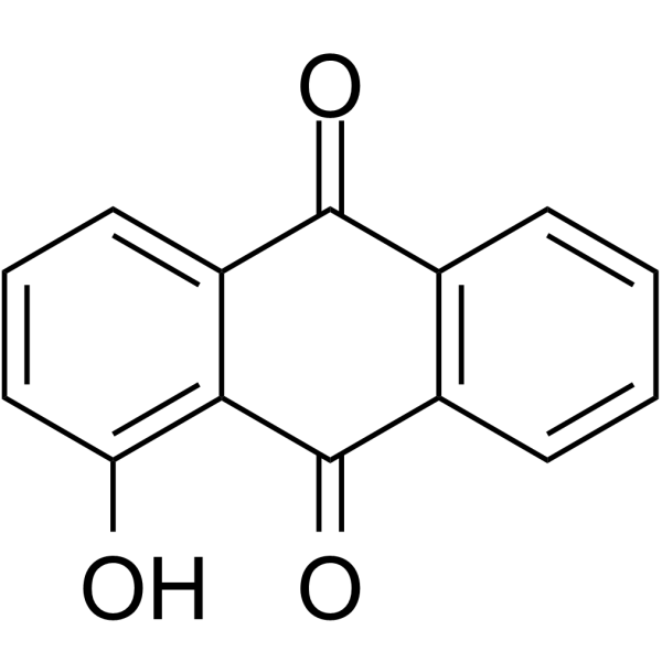 1-Hydroxyanthraquinone Chemical Structure
