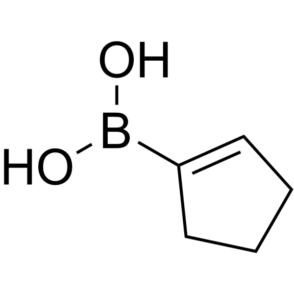 1-Cyclopentenylboronic acid Chemical Structure