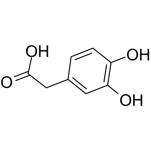 3,4-Dihydroxybenzeneacetic acid Chemical Structure