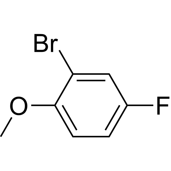 2-Bromo-4-fluoroanisole Chemical Structure