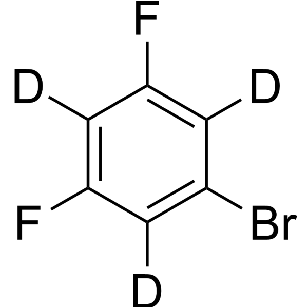 1-Bromo-3,5-difluorobenzene-d<sub>3</sub> Chemical Structure