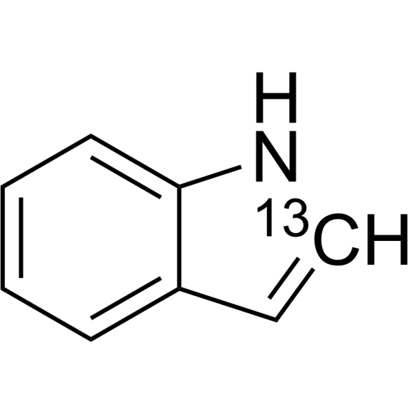 Indole-<sup>13</sup>C Chemical Structure
