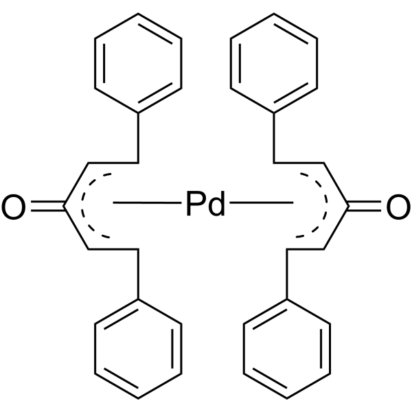 Bis(dibenzylideneacetone)palladium Chemical Structure