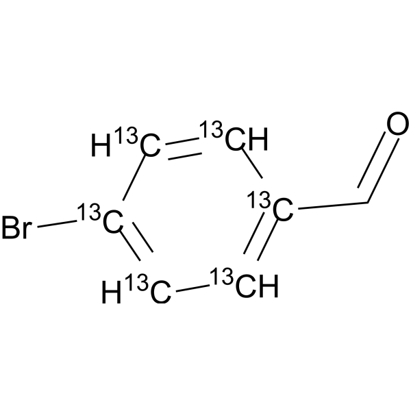 4-Bromobenzaldehyde-13C6 Chemical Structure