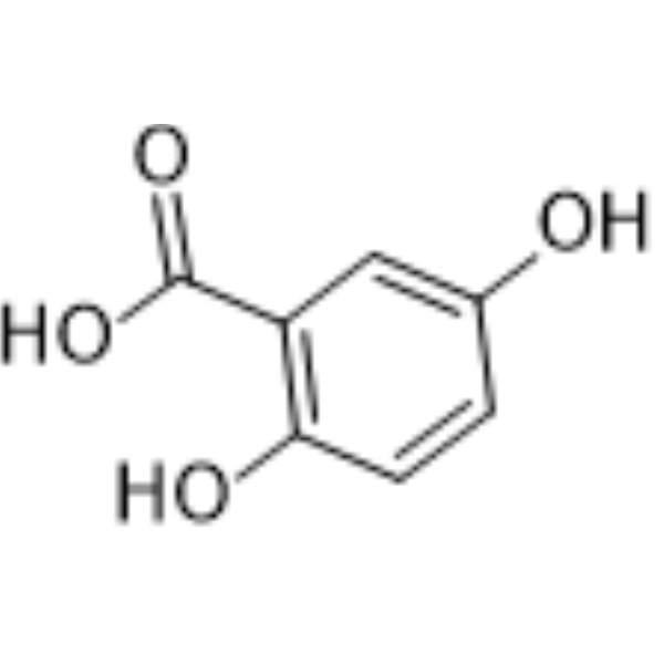 2,5-Dihydroxybenzoic acid Chemical Structure