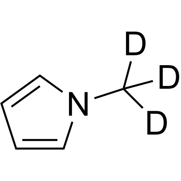 N-Methyl pyrrole-d<sub>3</sub> Chemical Structure