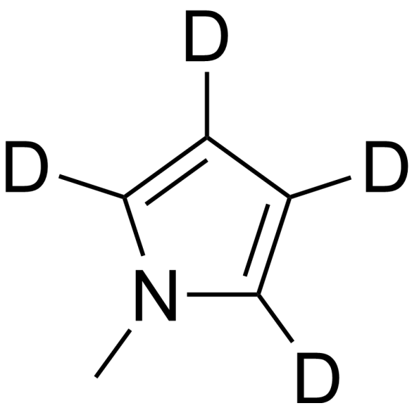 N-Methyl pyrrole-d<sub>4</sub> Chemical Structure