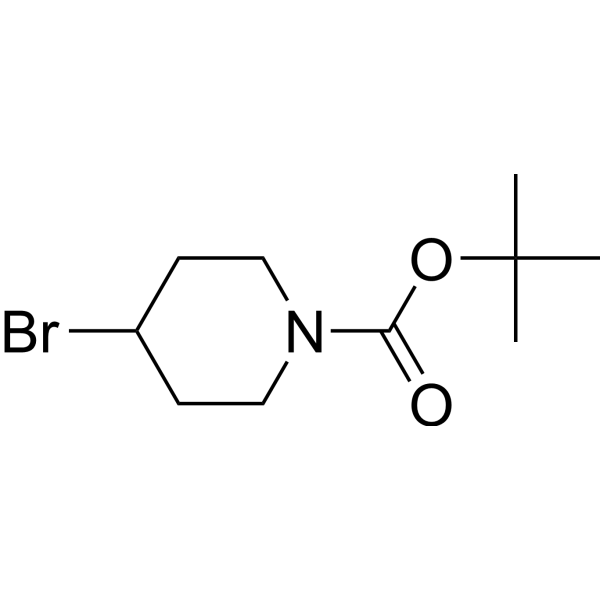 N-Boc-4-bromopiperidine Chemical Structure