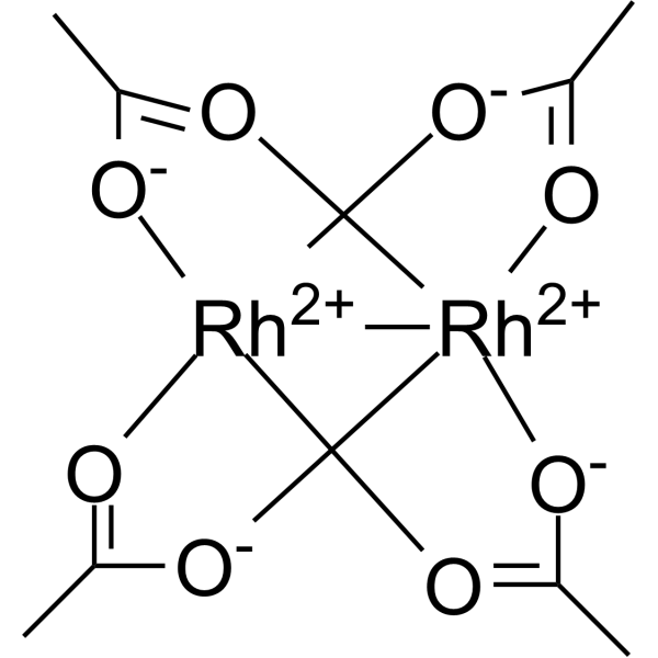 Dirhodium tetraacetate Chemical Structure