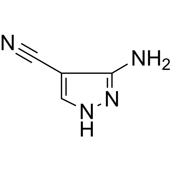 3-Amino-4-pyrazolecarbonitrile Chemical Structure