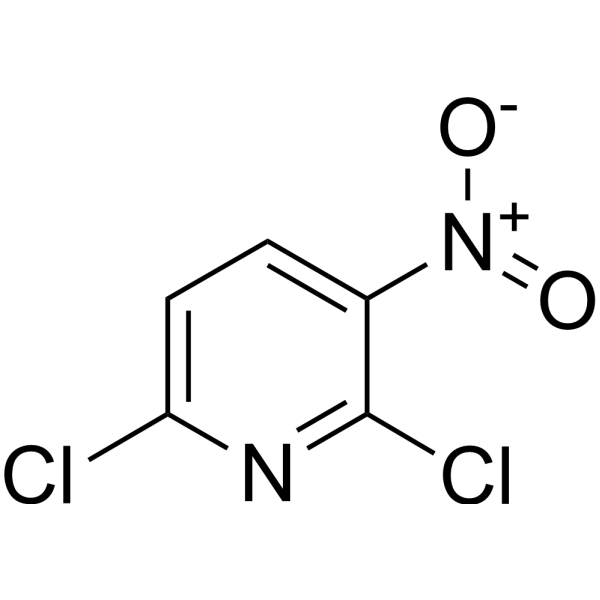 2,6-Dichloro-3-nitropyridine Chemical Structure