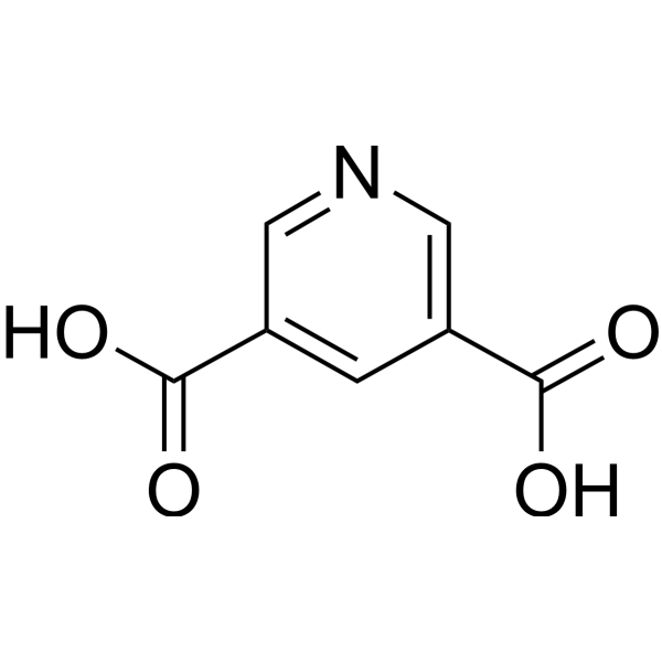 Pyridine-3,5-dicarboxylic acid Chemical Structure