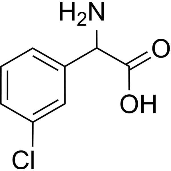 2-Amino-2-(3-chlorophenyl)acetic acid Chemical Structure