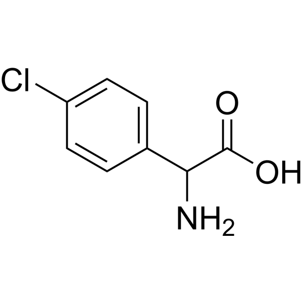 2-Amino-2-(4-chlorophenyl)acetic acid Chemical Structure