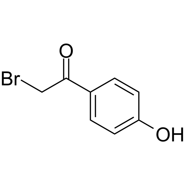 2-Bromo-4'-hydroxyacetophenone Chemical Structure
