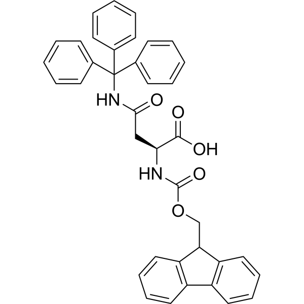 Fmoc-Asn(Trt)-OH Chemical Structure