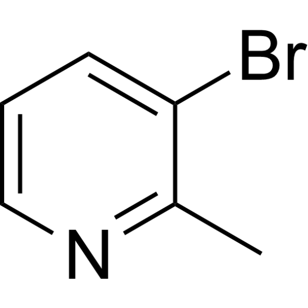 3-Bromo-2-methylpyridine Chemical Structure