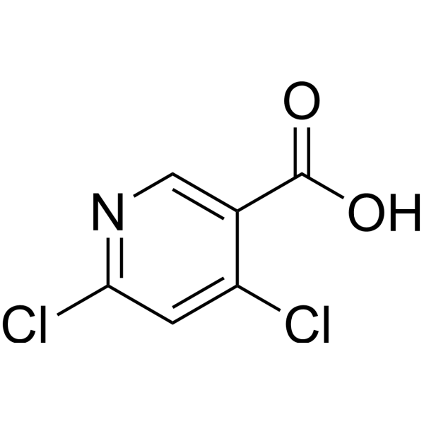 4,6-Dichloronicotinic acid Chemical Structure
