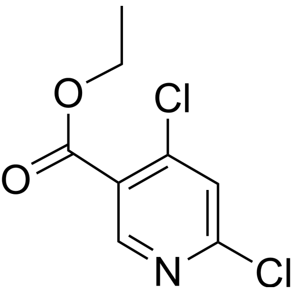 Ethyl 4,6-dichloronicotinate Chemical Structure