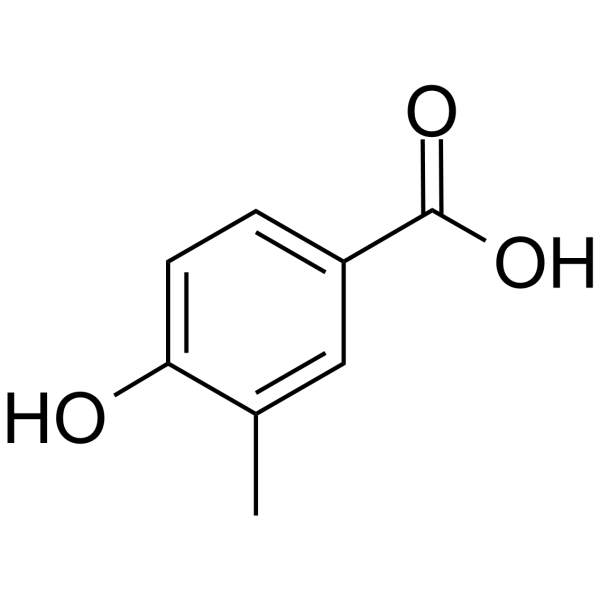 4-Hydroxy-3-methylbenzoic acid Chemical Structure