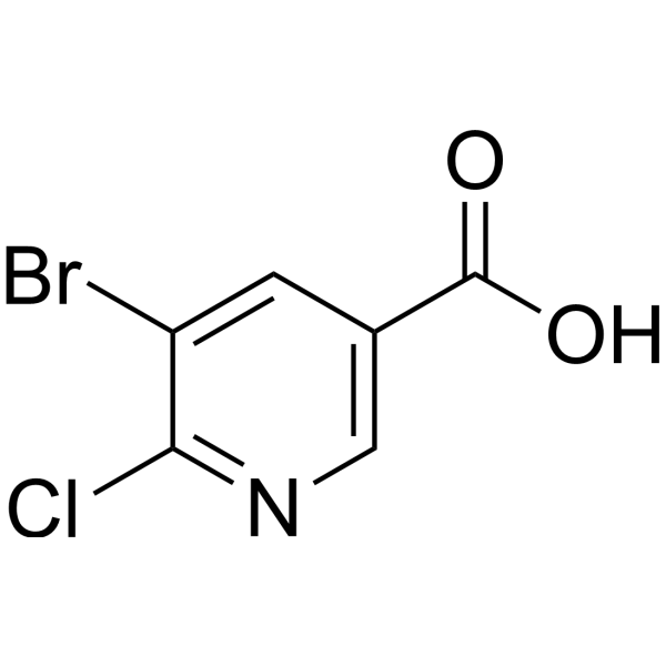 5-Bromo-6-chloronicotinic acid Chemical Structure