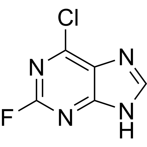 6-Chloro-2-fluoro-9H-purine Chemical Structure