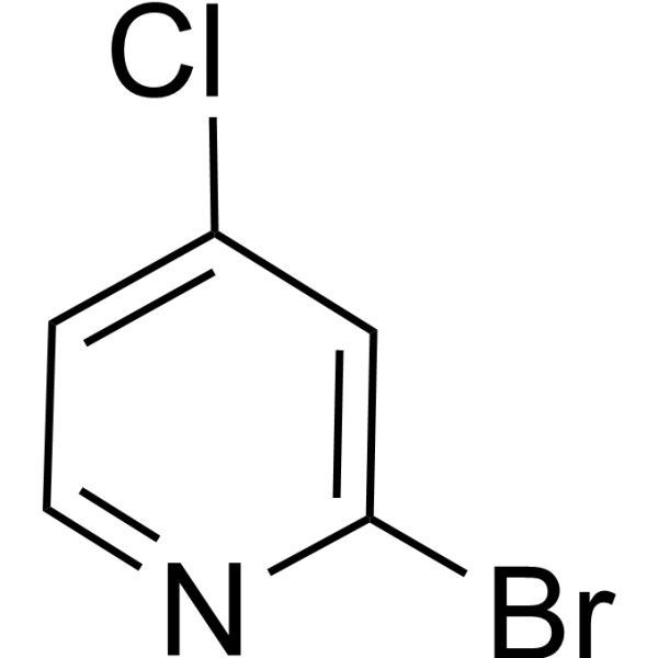2-Bromo-4-chloropyridine Chemical Structure