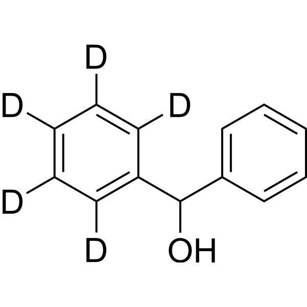 Diphenylmethanol-d<sub>5</sub> Chemical Structure