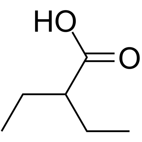 2-Ethylbutyric acid Chemical Structure