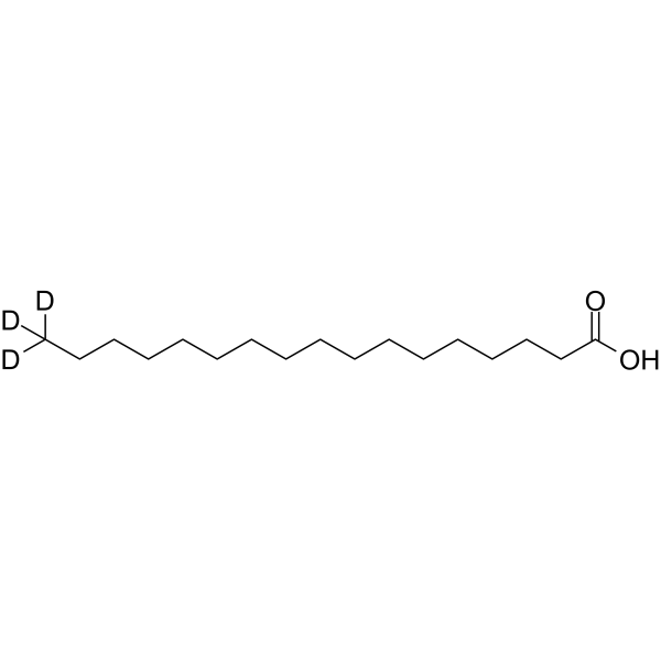 Heptadecanoic acid-d<sub>3</sub> Chemical Structure