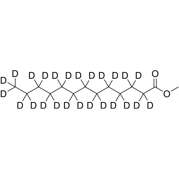 Methyl tridecanoate-d<sub>25</sub> Chemical Structure