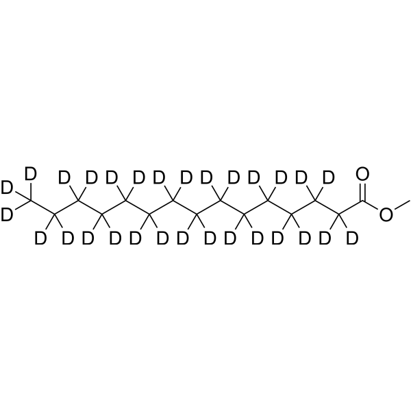 Methyl pentadecanoate-d<sub>29</sub> Chemical Structure