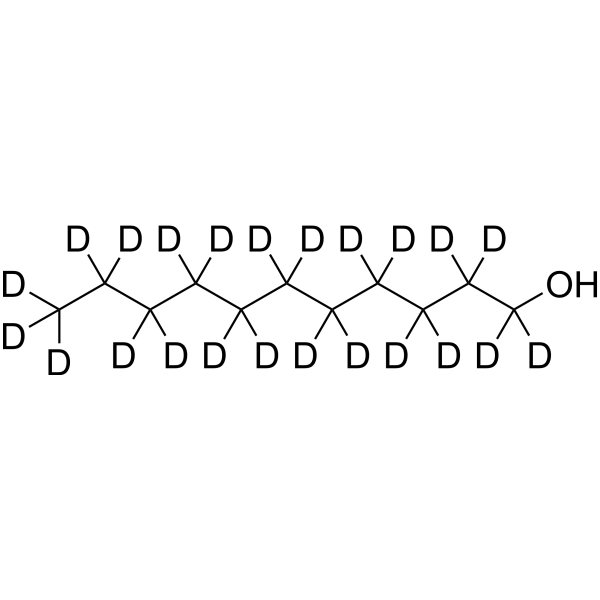 1-Undecanol-d<sub>23</sub> Chemical Structure