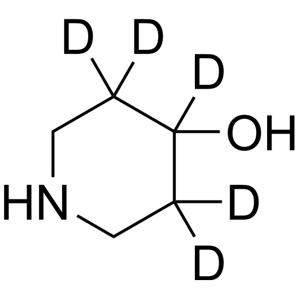 Piperidin-4-ol-d<sub>5</sub> Chemical Structure