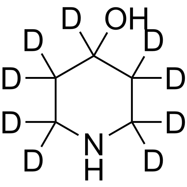 Piperidin-4-ol-d<sub>9</sub> Chemical Structure